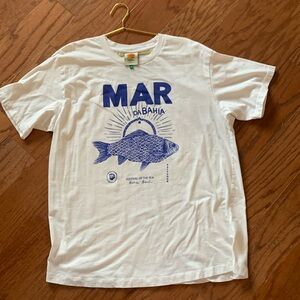 Farm Rio white t-shirt Size Large